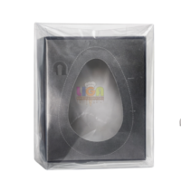 CAIXA PARA OVO DE PASCOA KRAFT COM ACETADO 50g/100g