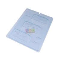 BWB PLACA FELIZ PASCOA  45G 1380 UN