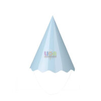 SILVER FESTA CHAPEU PAPEL LISO AZUL BEBE C/8UN