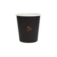 SILVER FESTA COPO PAPEL LISO PRETO 270ML C/10UN