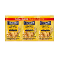 FLEISCHMANN FERMENTO BIOLOGICO LEVE 3 PAGUE 2 30G