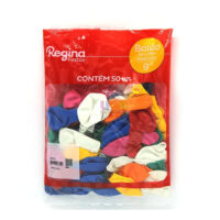 REGINA BALAO LATEX CORES SORTIDAS N°9 REDONDO C/50UN