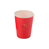 SILVER FESTA COPO PAPEL LISO VERMELHO 270ML C/10UN