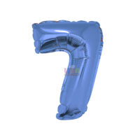 SILVER FESTA BALAO CROMADO C/ CANUDO 16 " AZUL NUMERO - 7