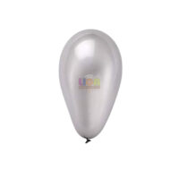 REGINA BALAO LATEX PRATA METALICO N°7 PERA C/50UN