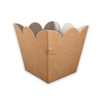 CACHEPOT DE PAPEL MEDIO KRAFT C/8UN