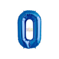 SILVER BALAO CROMADO C/ CANUDO 16 " AZUL NUMERO - 0