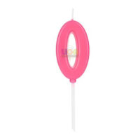 SILVER FESTA VELA PICK ROSA NUMERO 0