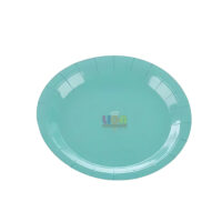 SILVER FESTA PRATO PAPEL LISO AZUL PISCINA 18CM C/10UN
