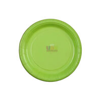 SILVER FESTA PRATO PAPEL LISO VERDE LIMAO 18CM C/10UN