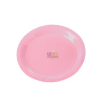 SILVER FESTA PRATO PAPEL LISO ROSA BEBE 18CM C/10UN