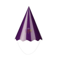 SILVER FESTA CHAPEU PAPEL LISO ROXO C/8UN