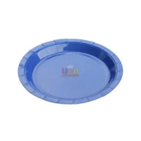 SILVER FESTA PRATO PAPEL LISO AZUL 18CM C/10UN