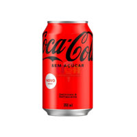 REFRIGERANTE COCA COLA ZERO LATA 350ML UN