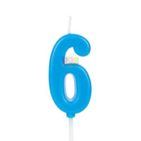 SILVER FESTA VELA PICK AZUL NUMERO 6