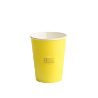 SILVER FESTA COPO PAPEL LISO AMARELO 270ML C/10UN