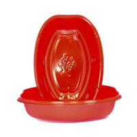 TRIKTRIK CUMBUCA OVAL VERMELHO C/10UN